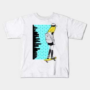 skateboarding Kids T-Shirt